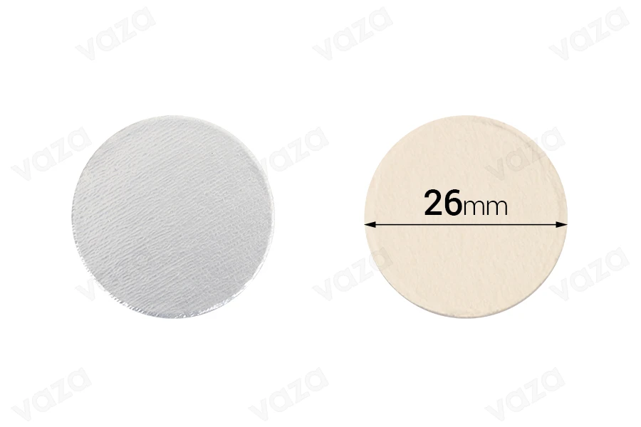 Παρεμβύσματα επαγωγικής σφράγισης (induction sealing) - 26 mm (πακέτο 100 τμχ) Παρεμβύσματα επαγωγικής σφράγισης (induction sealing) - 26 mm (πακέτο 100 τμχ)-εικόνα_προϊοντική
