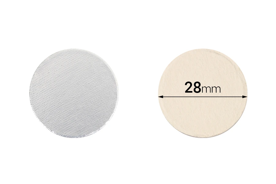 Παρεμβύσματα επαγωγικής σφράγισης (induction sealing) - 28 mm (πακέτο 100 τμχ) Παρεμβύσματα επαγωγικής σφράγισης (induction sealing) - 28 mm (πακέτο 100 τμχ)