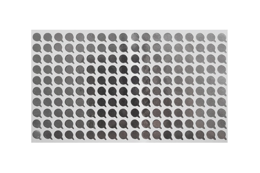 Joint auto-adhésif en aluminium de 8 mm de couleur argent - 180 pcs Joint auto-adhésif en aluminium de 8 mm de couleur argent - 180 pcs-εικόνα_διαστάσεις