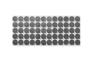 Aufkleber aus Aluminium 26mm silber -60 Stücke-2