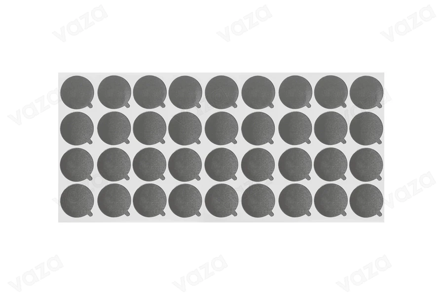 Silver adhesive liner 33 mm  -  32 pcs-εικόνα_διαστάσεις