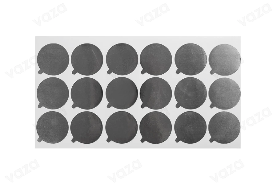 Αυτοκόλλητο παρέμβυσμα αλουμινίου 41 mm - 18 τμχ-εικόνα_διαστάσεις