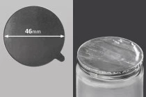 Αυτοκόλλητο παρέμβυσμα αλουμινίου 46 mm - 12 τμχ