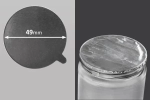 Guarnizione autoadesiva in alluminio da 49 mm - 12 pz