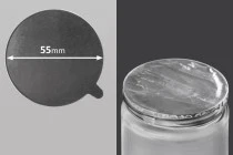 Αυτοκόλλητο παρέμβυσμα αλουμινίου 55 mm - 8 τμχ Αυτοκόλλητο παρέμβυσμα αλουμινίου 55 mm - 8 τμχ
