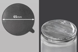 Silver adhesive liner 65 mm-  10 pcs-1