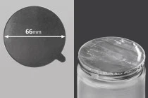 Αυτοκόλλητο παρέμβυσμα αλουμινίου 66 mm - 8 τμχ Αυτοκόλλητο παρέμβυσμα αλουμινίου 66 mm - 8 τμχ