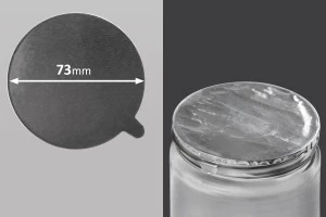 Guarnizione autoadesiva in alluminio da 73 mm - 3 pz