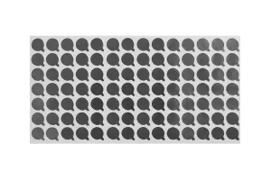 Aufkleber aus Aluminium 13mm silber -98 Stücke-2