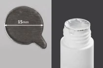 Αυτοκόλλητο παρέμβυσμα αλουμινίου 15 mm - 60 τμχ