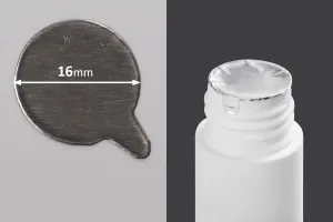 Aufkleber aus Aluminium 16mm silber -144 Stücke-1
