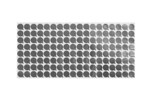 Aufkleber aus Aluminium 16mm silber -144 Stücke-2