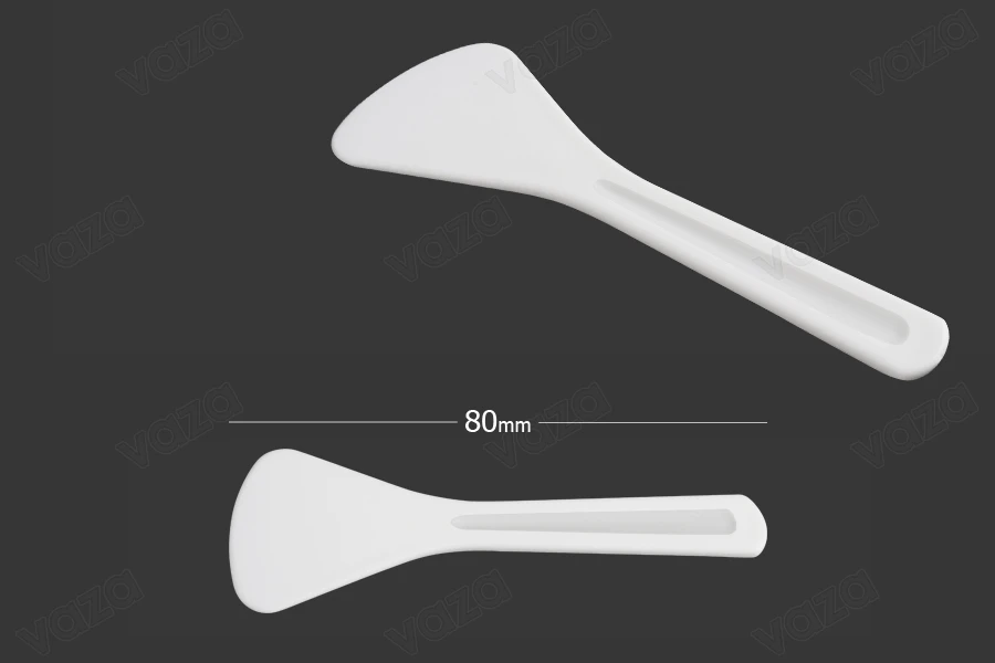 Spatul plastike për krem (PE) e bardhë 80 mm - 24 copë-imazh_produkt