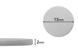 PE foam liner 13 mm, white color - 100 pcs-1