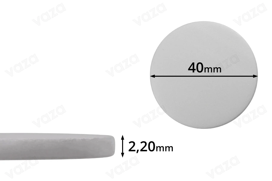 Παρέμβυσμα 40 mm πλαστικό (PE Foam) λευκό - 100 τμχ Παρέμβυσμα 40 mm πλαστικό (PE Foam) λευκό - 100 τμχ-εικόνα_προϊοντική