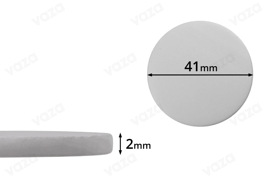 Παρέμβυσμα 41 mm πλαστικό (PE Foam) λευκό - 100 τμχ Παρέμβυσμα 41 mm πλαστικό (PE Foam) λευκό - 100 τμχ-εικόνα_προϊοντική
