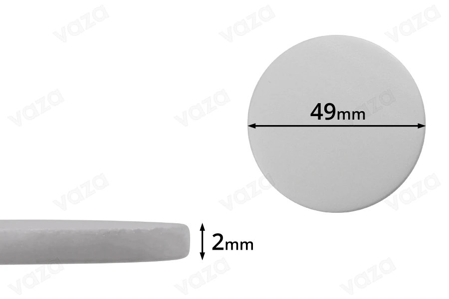Παρέμβυσμα 49 mm πλαστικό (PE Foam) λευκό - 100 τμχ Παρέμβυσμα 49 mm πλαστικό (PE Foam) λευκό - 100 τμχ-εικόνα_προϊοντική