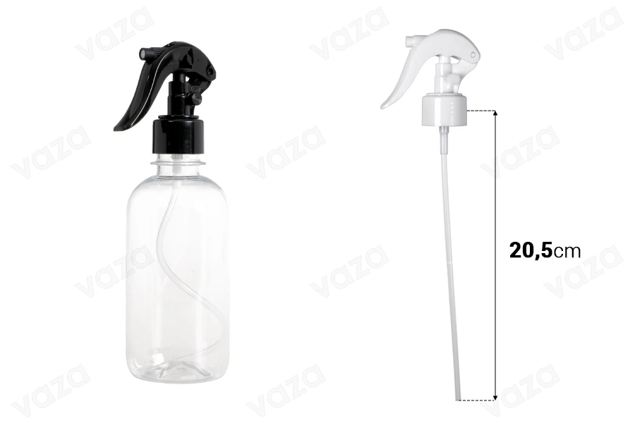 Pompa spruzzatrice in plastica 28/410 con dispositivo di sicurezza, disponibile in vari colori. Pompa spruzzatrice in plastica 28/410 con dispositivo di sicurezza, disponibile in vari colori.-εικόνα_διαστάσεις