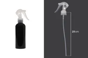 Plastic spray pump 24/410 in different colors with safety-2