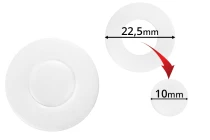 White sealing ring gasket with PP24 finish and double-sided adhesive tape-image_product