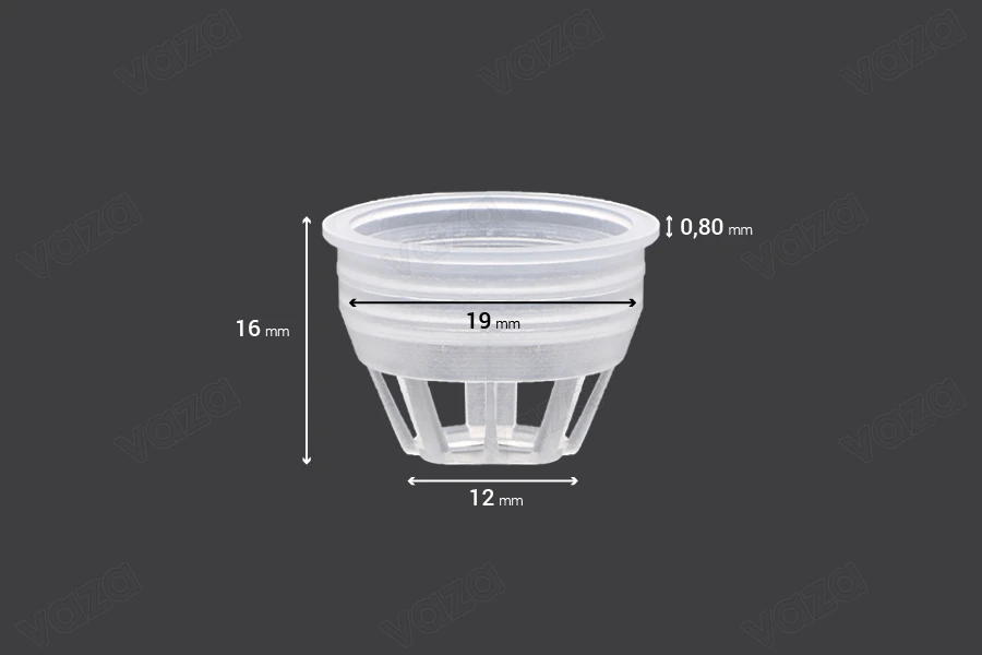 Durchflussregler - Kunststoffablauf (PE) - Durchmesser 19 mm - 50 Stk-