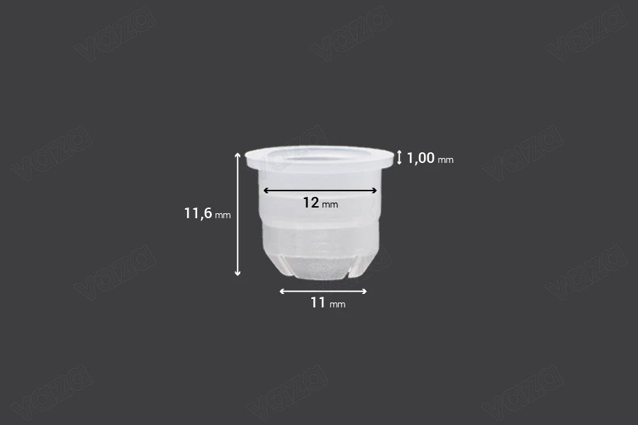 Durchflussregler - Kunststoffablauf (PE) - Durchmesser 12 mm - 50 Stk-