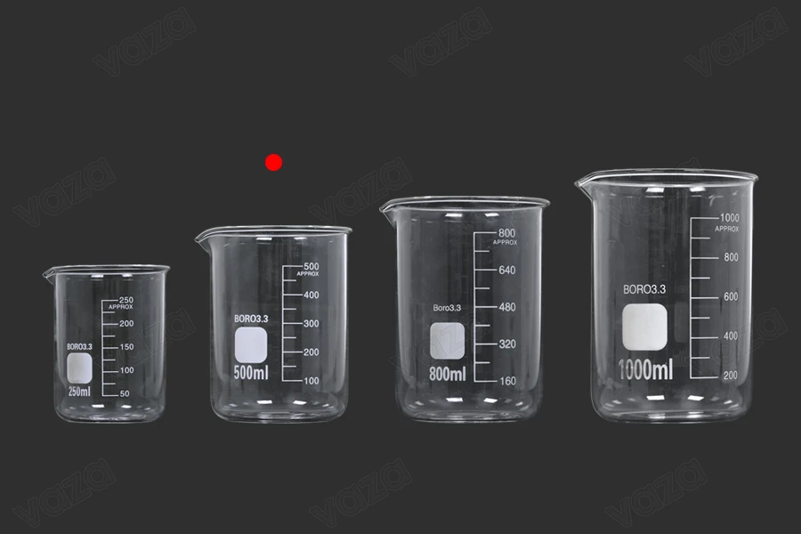 Becherglas 500ml Glaszylinder Becherglas 500ml Glaszylinder-bildgruppe