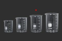 Becher in vetro da 800 ml a forma cilindrica Becher in vetro da 800 ml a forma cilindrica