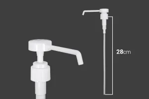 Pompa 24/410 in plastica di colore bianco-2