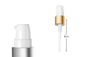 Pompe à crème PP16 avec couvercle transparent en différentes couleurs-2