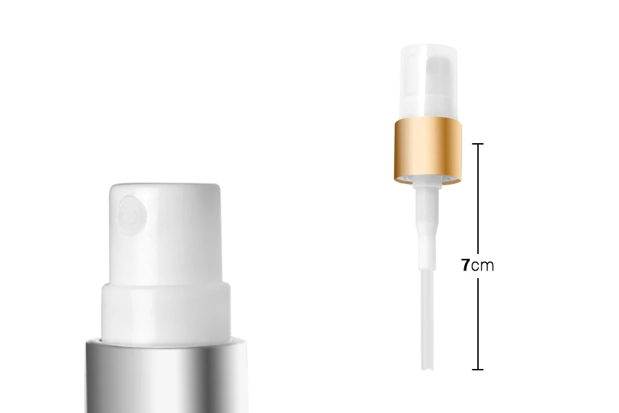 Spray PP16 with transparent cap in various colors