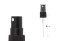 PP16 plastic spray in black color with transparent lid