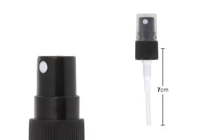 PP16 Kunststoffspray in schwarzer Farbe mit transparentem Deckel-2