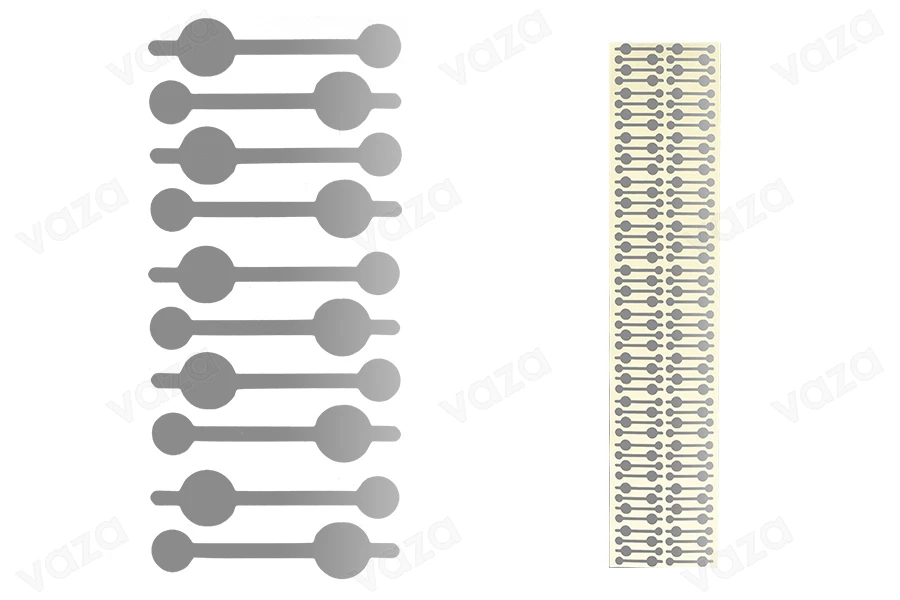 Self-adhesive gasket - aluminum safety tape 35 mm silver - 96 pcs Self-adhesive gasket - aluminum safety tape 35 mm silver - 96 pcs-image_product