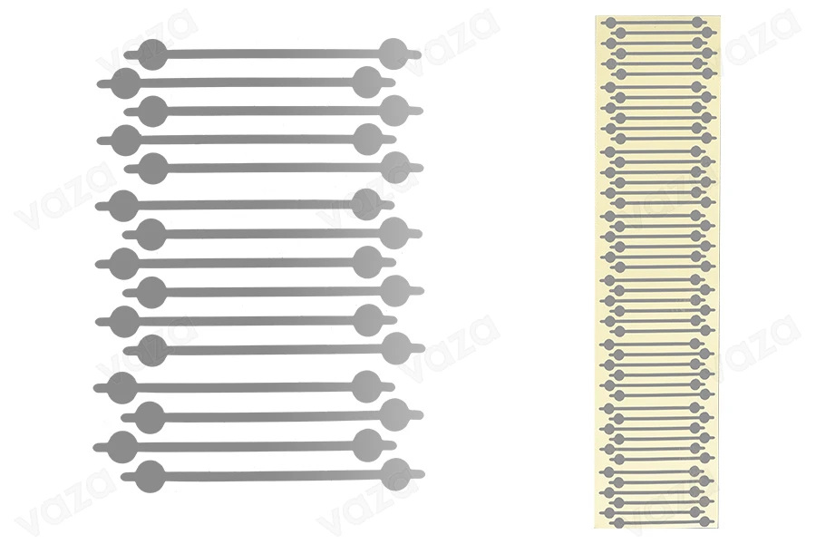 Selbstklebende Dichtung - Aluminium-Sicherheitsband 68mm Silber - 48 Stk Selbstklebende Dichtung - Aluminium-Sicherheitsband 68mm Silber - 48 Stk-produktbild