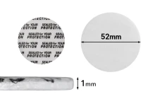 Guarnizioni da 52 mm per vasetti (si fissano con pressione) - 50 pezzi Guarnizioni da 52 mm per vasetti (si fissano con pressione) - 50 pezzi-immagine_prodotto