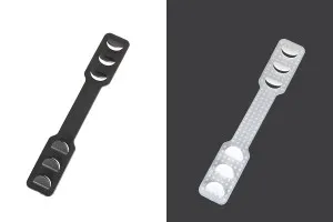 Porta maschera in plastica - 5 pz-1