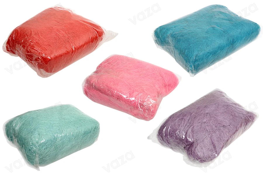 Natural grass for decoration and packaging in various colors - 500 gr. Natural grass for decoration and packaging in various colors - 500 gr.-image_product