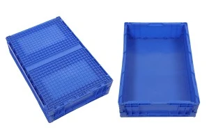 Collapsable box 650x435x160 mm in blue color-3