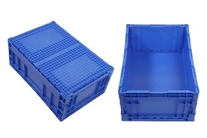 Collapsable box 650x435x260 mm in blue color-3