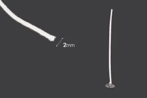 Stoppini in cotone per candele - rotolo da 60 metri (diametro 2 mm)-2
