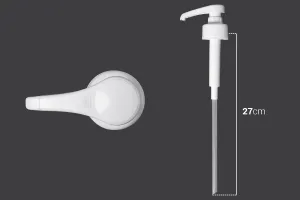 Αντλία (dispenser) 5 ml πλαστική για δοχεία με στόμιο 38/410-2
