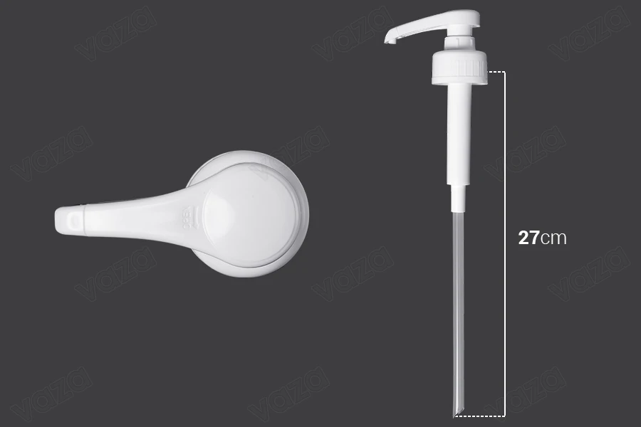 Αντλία (dispenser) 5 ml πλαστική για δοχεία με στόμιο 38/410-εικόνα_διαστάσεις