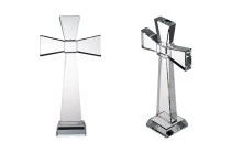 Crystal standing cross - height 19 cm Crystal standing cross - height 19 cm