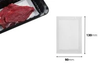 Απορροφητικά πανάκια κρέατος 130x90 mm σε λευκό χρώμα - 500 τμχ