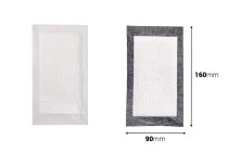 Chiffons absorbants pour la viande 160 x 90 mm - 500 pcs