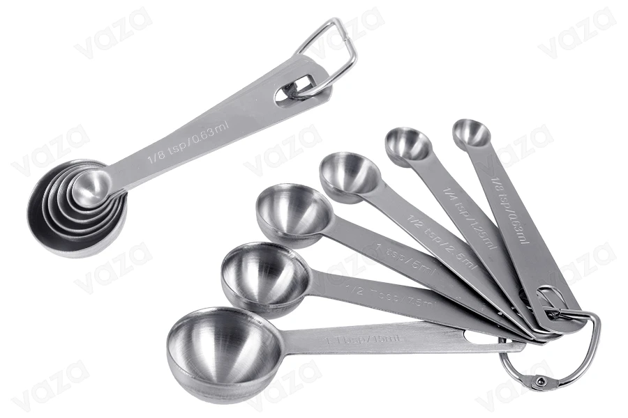 Messbecher aus Edelstahl (Set 6 Stck) Messbecher aus Edelstahl (Set 6 Stck)-produktbild
