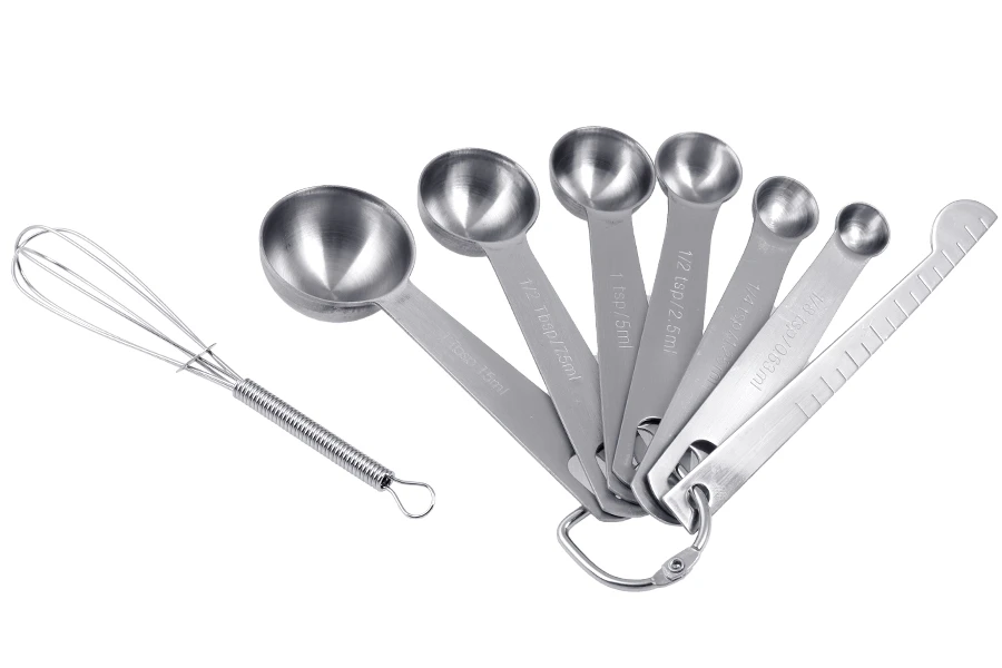 Messlöffel aus Edelstahl (Löffel SET 8-tlg.) Messlöffel aus Edelstahl (Löffel SET 8-tlg.)