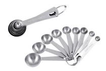 Messlöffel aus Edelstahl (Teelöffel-Set 9-tlg.) Messlöffel aus Edelstahl (Teelöffel-Set 9-tlg.)