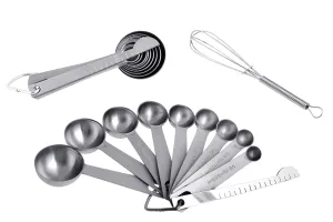 Cuillères à mesurer en acier inoxydable (SET de 11 pièces)-1